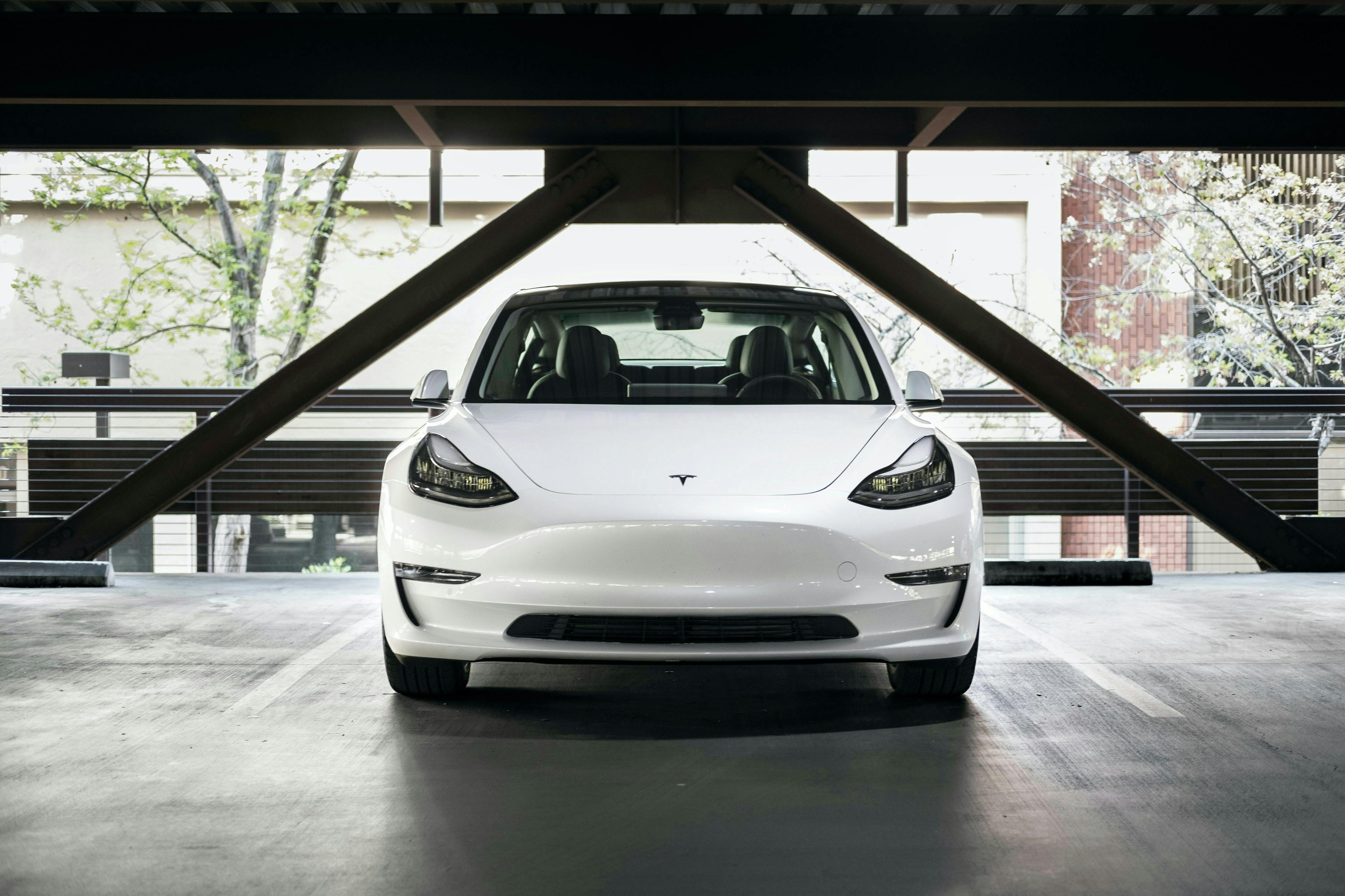 Leasing Tesla Model 3 blanc